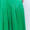 Valentina Cotton Sateen Skirt Rich Emerald Valentina Cotton Sateen Skirt Rich Emerald