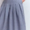 Valentina Linen Skirt Blue Chambray Valentina Linen Skirt Blue Chambray