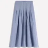 Valentina Linen Skirt Blue Chambray Valentina Linen Skirt Blue Chambray