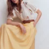 Valentina Linen Skirt Buttercream Valentina Linen Skirt Buttercream