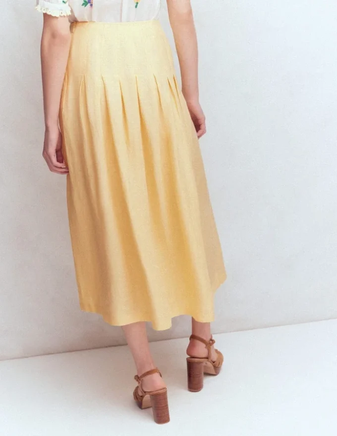 Valentina Linen Skirt Buttercream Valentina Linen Skirt Buttercream