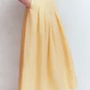Valentina Linen Skirt Buttercream Valentina Linen Skirt Buttercream
