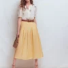 Valentina Linen Skirt Buttercream Valentina Linen Skirt Buttercream