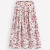 Valentina Linen Skirt Ivory, Bloom Scatter Valentina Linen Skirt Ivory, Bloom Scatter