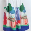 Valentina Linen Skirt Multi, Abstract Valley Valentina Linen Skirt Multi, Abstract Valley