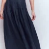 Valentina Linen Skirt Navy Valentina Linen Skirt Navy