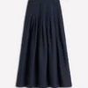 Valentina Linen Skirt Navy Valentina Linen Skirt Navy