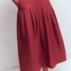 Valentina Linen Skirt Rich Chestnut Valentina Linen Skirt Rich Chestnut