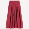 Valentina Linen Skirt Rich Chestnut Valentina Linen Skirt Rich Chestnut