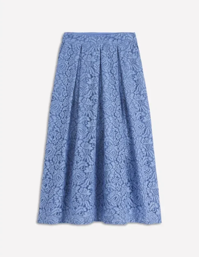 Verity Lace Skirt Cornflower Blue Verity Lace Skirt Cornflower Blue