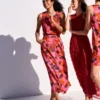 Verity Maxi Skirt Pink, Elaborate Blossom Verity Maxi Skirt Pink, Elaborate Blossom