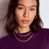 Vintage Twist Layer Necklace Gold Colour Vintage Twist Layer Necklace Gold Colour