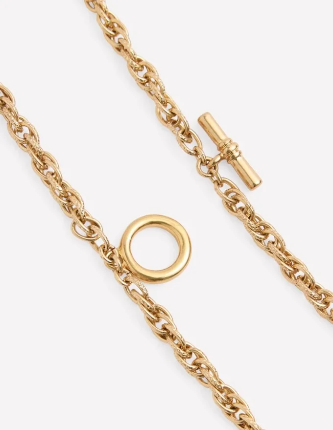 Vintage Twist Layer Necklace Gold Colour Vintage Twist Layer Necklace Gold Colour