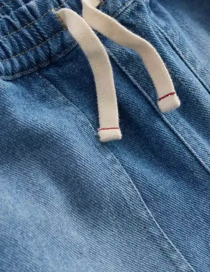 Warrior Knee Jeans Mid Blue Wash