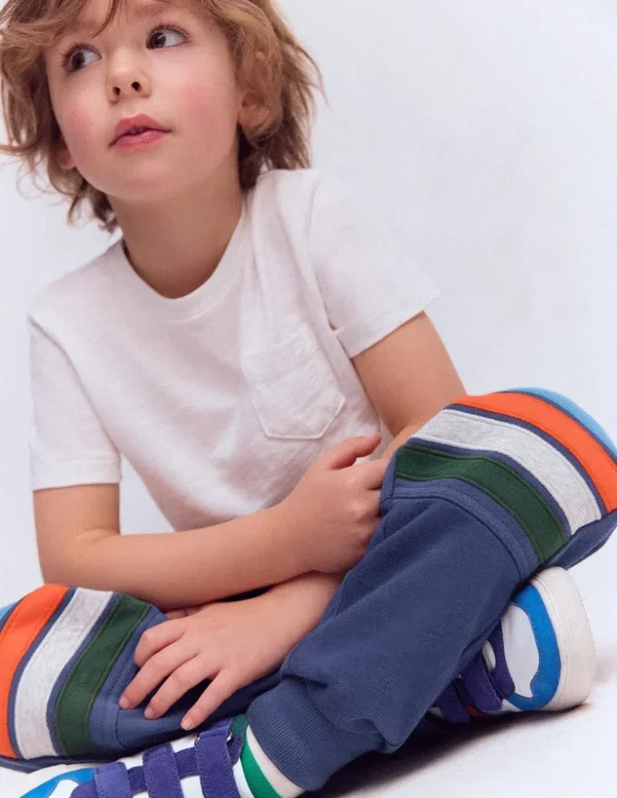 Warrior Knee Joggers Starboard Blue Stripe Knee