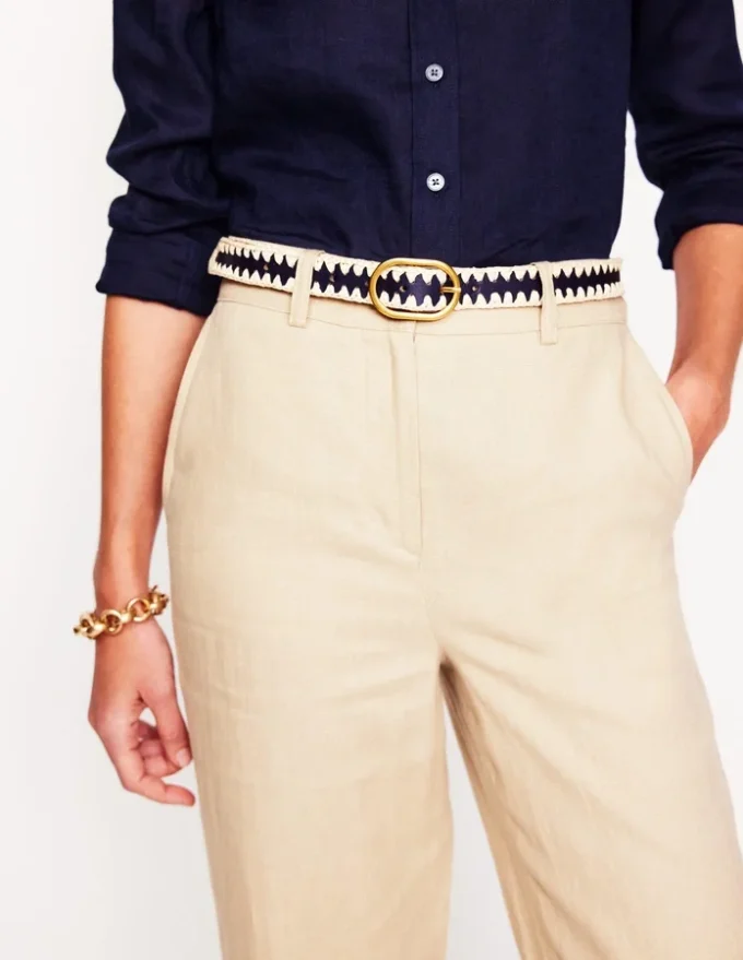Whipstitch Classic Belt Navy/Ivory Whipstitch Classic Belt Navy/Ivory