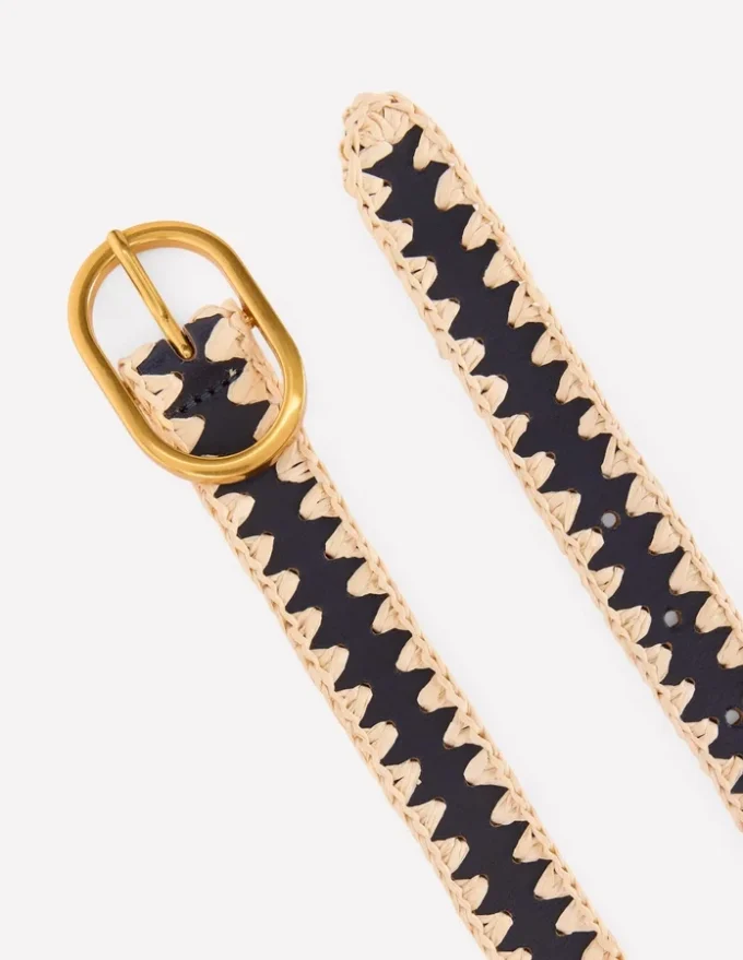 Whipstitch Classic Belt Navy/Ivory Whipstitch Classic Belt Navy/Ivory