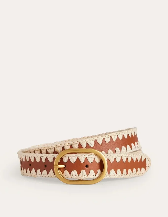 Whipstitch Classic Belt Tan Whipstitch Classic Belt Tan