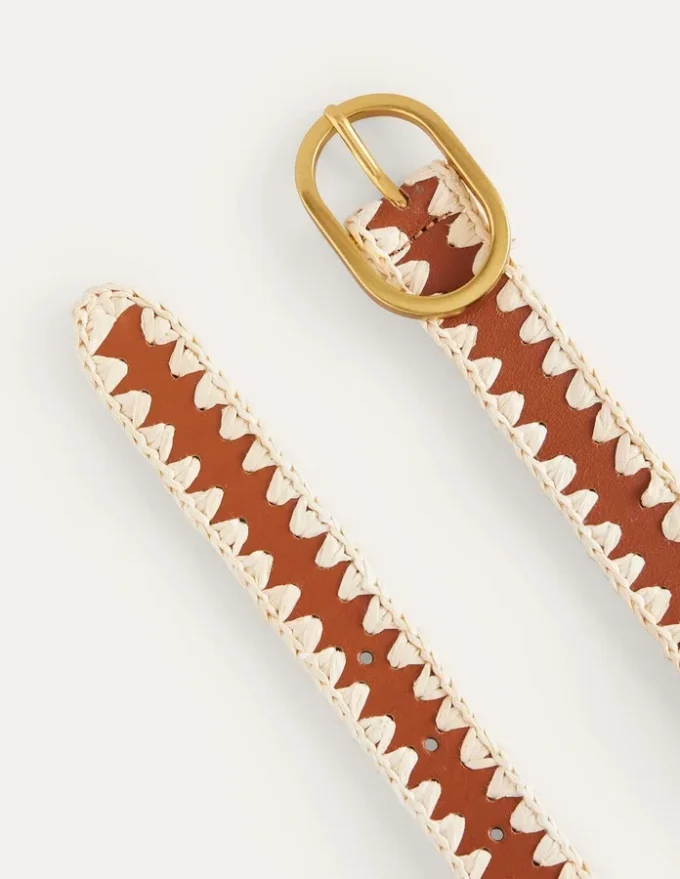 Whipstitch Classic Belt Tan Whipstitch Classic Belt Tan