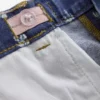 Wide Leg Jeans Denim Floral