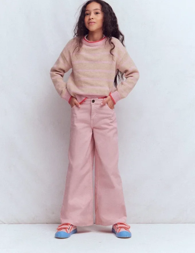 Wide Leg Jeans Pink