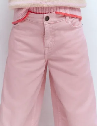 Wide Leg Jeans Pink