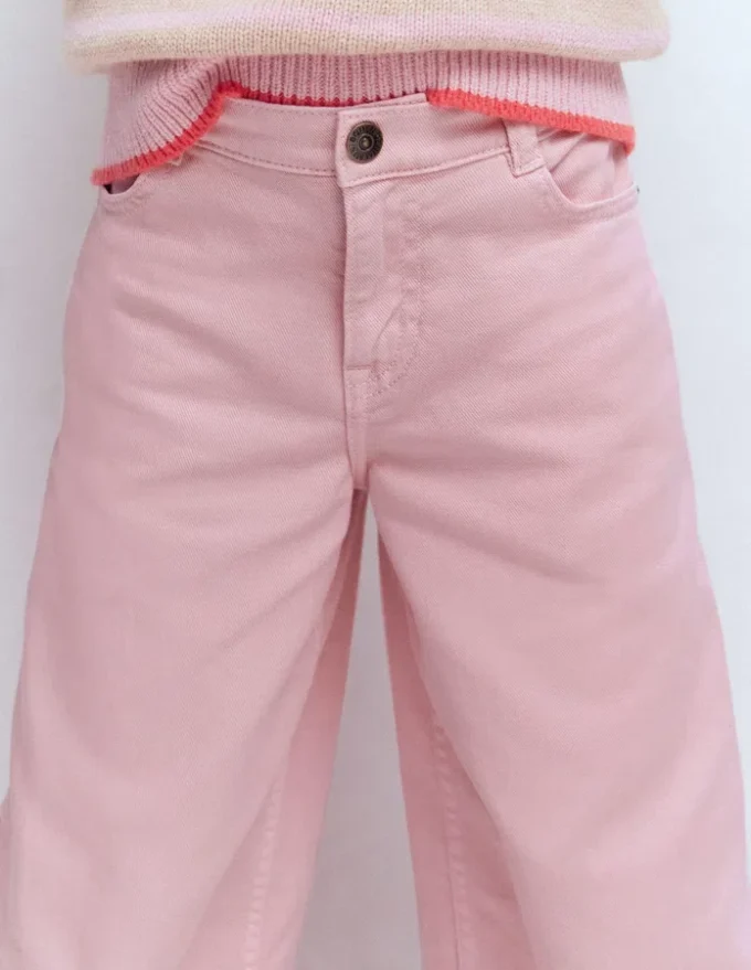 Wide Leg Jeans Pink