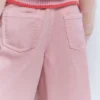 Wide Leg Jeans Pink