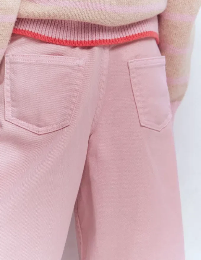 Wide Leg Jeans Pink
