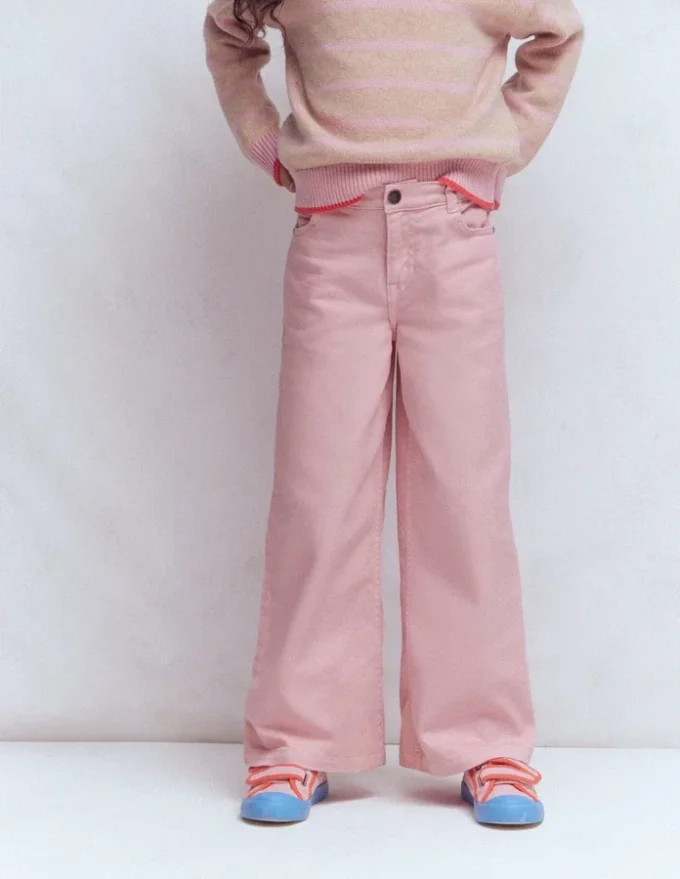 Wide Leg Jeans Pink