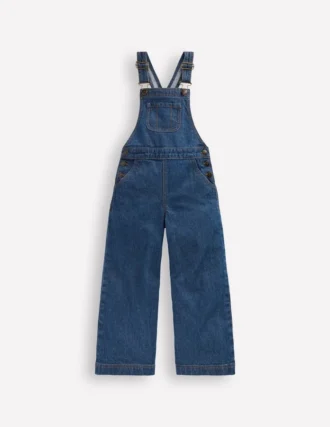 Wide Leg Overalls Denim
