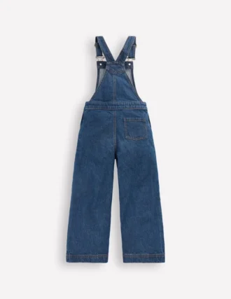 Wide Leg Overalls Denim