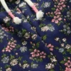 Wide Leg Printed Sweatpants Starboard Blue Meadow Floral