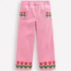 Wide Leg Pull-on Jeans Pink Tulips Wide Leg Pull-on Jeans Pink Tulips