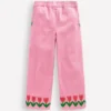 Wide Leg Pull-on Jeans Pink Tulips Wide Leg Pull-on Jeans Pink Tulips