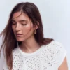 Willow Broderie T-shirt Brilliant White Willow Broderie T-shirt Brilliant White