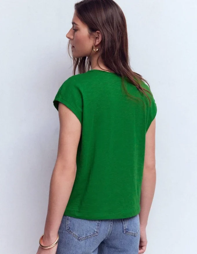 Willow Broderie T-shirt Fresh Green Willow Broderie T-shirt Fresh Green