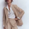 Woodbridge Linen Blazer Amphora, Chambray Woodbridge Linen Blazer Amphora, Chambray