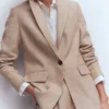 Woodbridge Linen Blazer Amphora, Chambray Woodbridge Linen Blazer Amphora, Chambray