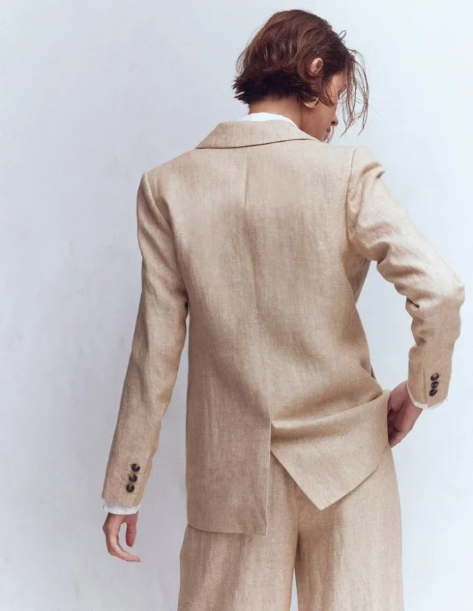Woodbridge Linen Blazer Amphora, Chambray Woodbridge Linen Blazer Amphora, Chambray