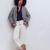 Woodbridge Linen Blazer Navy, Ivory Gingham Woodbridge Linen Blazer Navy, Ivory Gingham