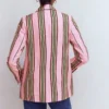 Woodbridge Linen Blazer Pink, Rich Emerald Stripe Woodbridge Linen Blazer Pink, Rich Emerald Stripe