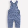 Woven Dungarees Navy Ticking Stripe Woven Dungarees Navy Ticking Stripe