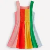 Woven Panel Dress Multi Rainbow Woven Panel Dress Multi Rainbow