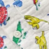 Woven Shirt Play Set Ivory Multi Jungle Animals