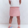 Wrap Woven Skort Pink Wrap Woven Skort Pink
