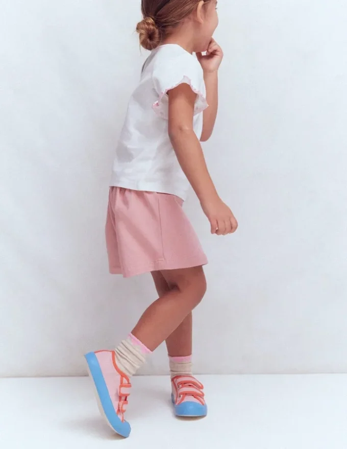 Wrap Woven Skort Pink Wrap Woven Skort Pink