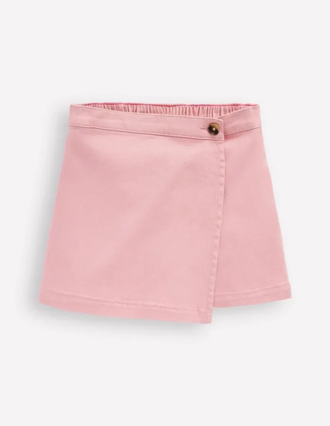 Wrap Woven Skort Pink Wrap Woven Skort Pink