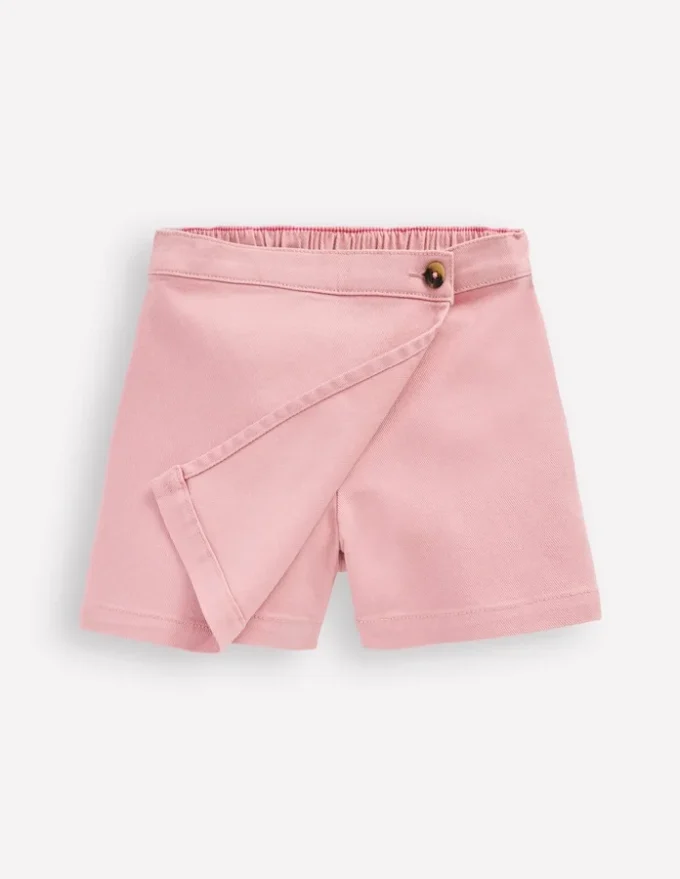 Wrap Woven Skort Pink Wrap Woven Skort Pink