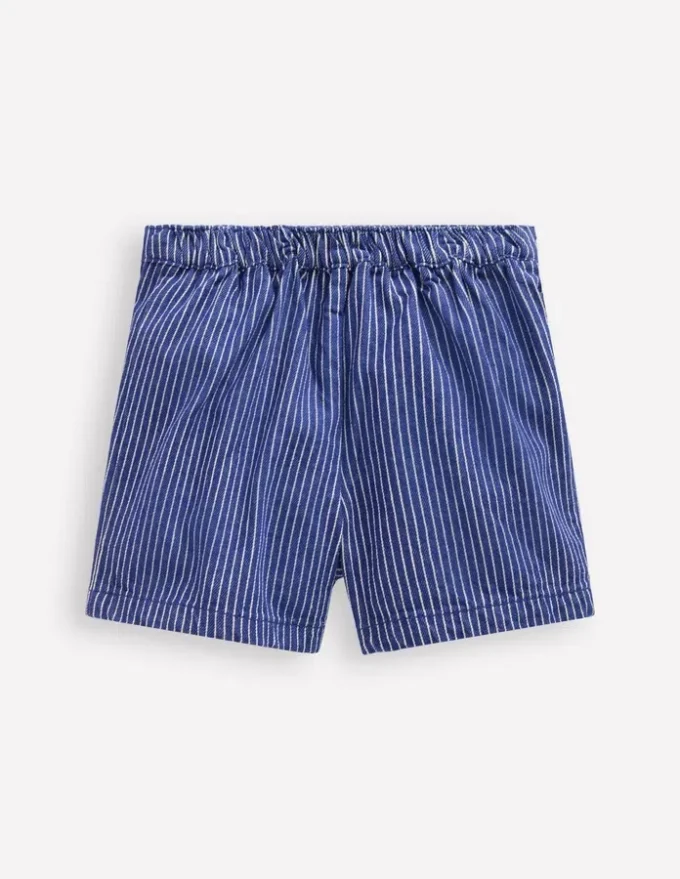 Wrap Woven Skort Sapphire Blue/ Ivory Stripe Wrap Woven Skort Sapphire Blue/ Ivory Stripe